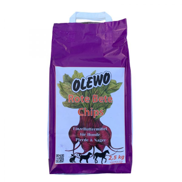 Olewo Rote Bete Chips 2,5kg für Pferde